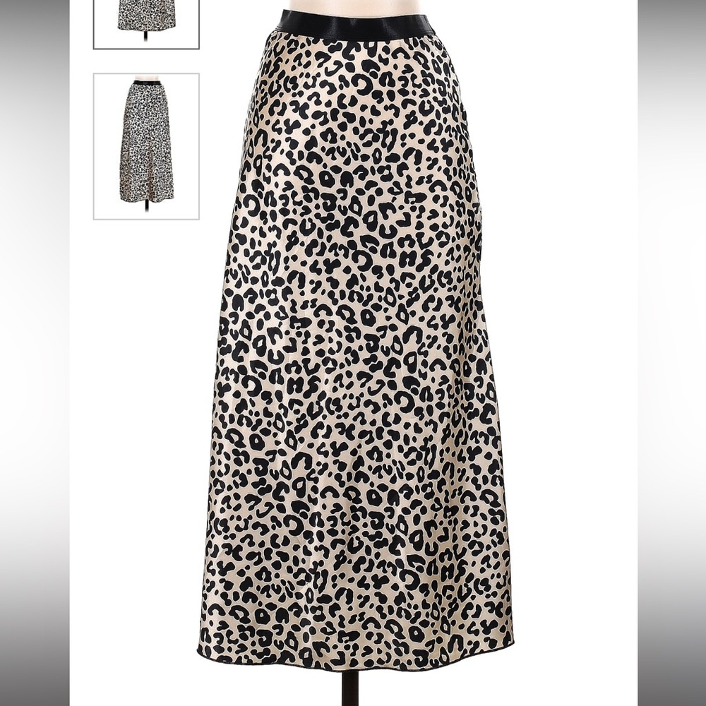 Knit Riot Leopard print skirt